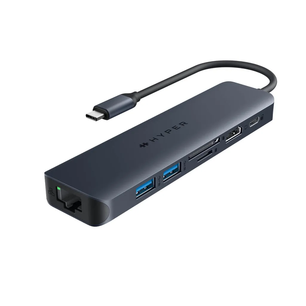 Targus hub hyper 7-Port USB-C azul noche - HD4003GL