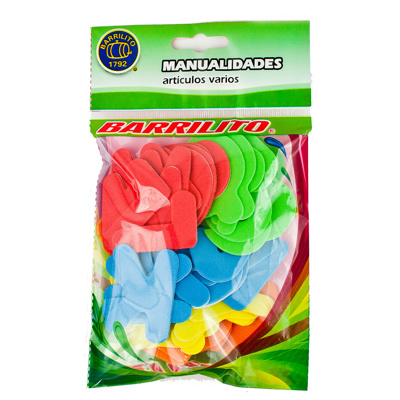 [DTF-BA00397] Barrilito calcomanias de foamy abecedario fs014 a-z 36 mm