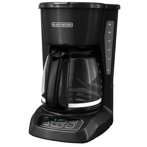 [DTF-BD00017] Black + Decker cafetera 12 tazas negra digital CM1105B