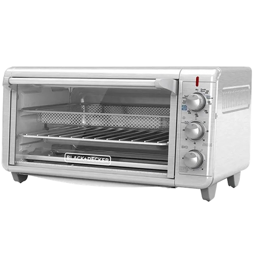 [DTF-BD00041] Black + Decker Horno con Freidora de Aire 8 rebanadas inox TO3265xSS-LA