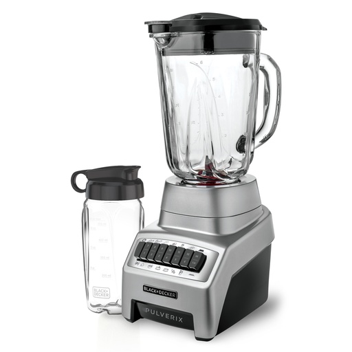 [DTF-BD00056] Black + decker licuadora pulverix 12 veloc 700w plata +vaso personal  BL1140MS