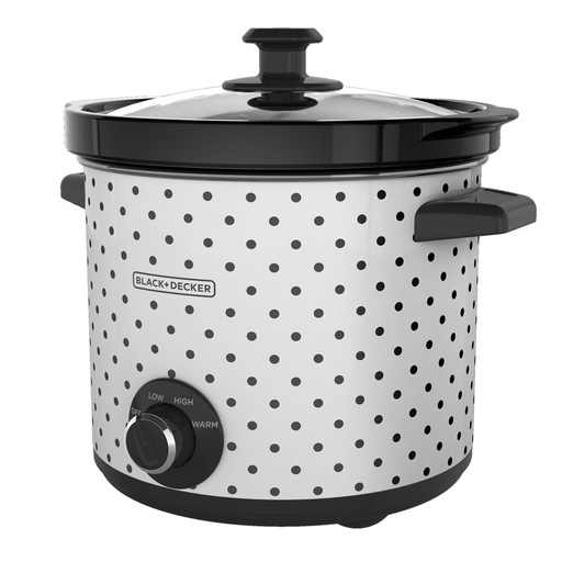 [DTF-BD00089] Black + Decker olla de coccion lenta 4l blanca-negro SC1004D