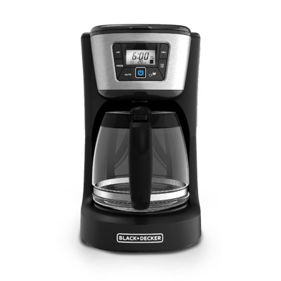 [DTF-BD00253] Black + Decker cafetera 12 tazas digital negro inox CM2031B