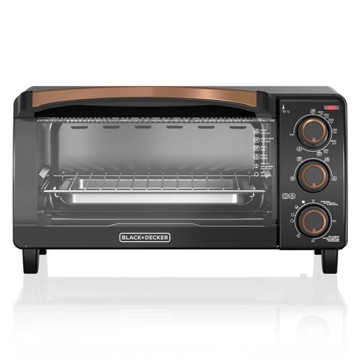 [DTF-BD00257] Black + Decker horno tostador 4 rebanadas negro cobre TO1765BC