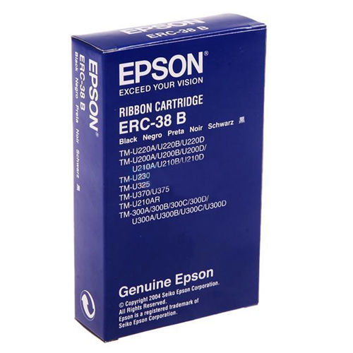 [DTF-EP00623] Epson cinta negra para ERC-30/34/38/M 115/119/133/TM-200/300/U200/U210/U220/U370    ERC38B