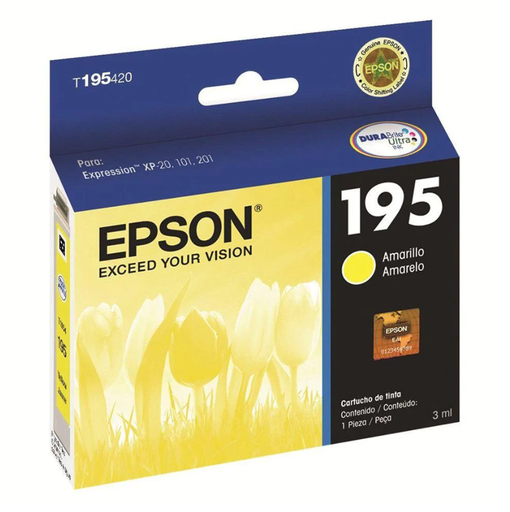 [DTF-EP00632] Epson cartucho amarillo para XP-101/201/211    T195420-AL