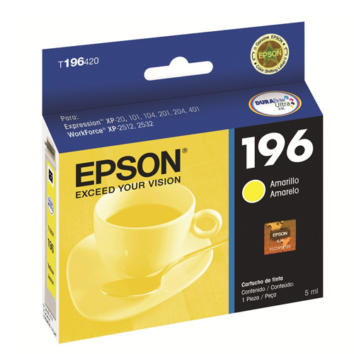 [DTF-EP00636] Epson cartucho amarillo  para XP-101/201/401  workforce Wf2512/Wf2532   T196420-AL