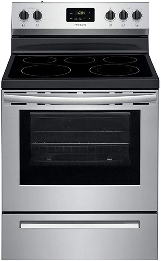 [DTF-FG00011] Frigidaire cocina electrica 30 vitroceramica 5 quemadores acero Inoxidable FCRE3052As