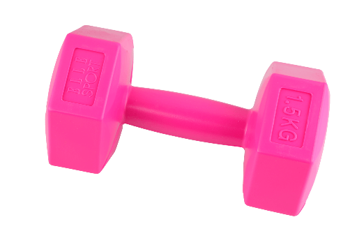 [DTF-ST00084] Elle mancuerna dumbbell fucsia 1.5KG x 2 SR8248