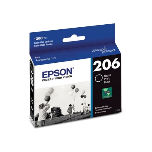 [DTF-EP00458] Epson cartucho T206120-AL 206 black xpression XP-2101