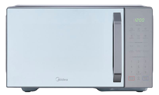 [DTF-MD00059] Midea microondas 1.1pc puerta acabado espejo gabinete gris con grill MMDXG11S2MG-CA