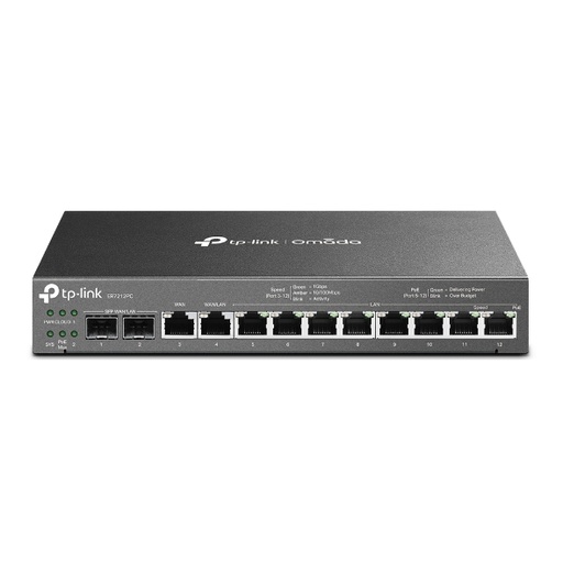 [DTF-TP00189] TP-Link router VPN gigabit omada 3 en 1 Poe+ 10 puntos de acceso-ER7212PC