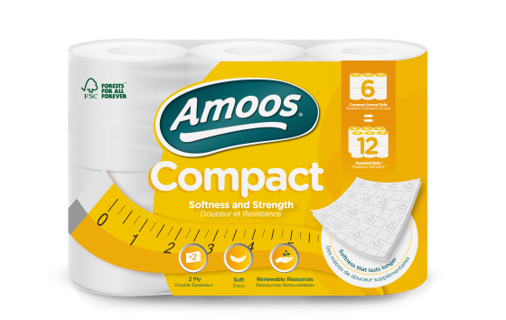 [DTF-AM00038] Amoos papel higienico compac doble hoja 266 H 6 rollos paq x 7-H603211