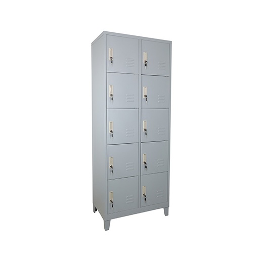 [MR-LK-36] Locker Metálico de 10 puertas o compartimientos con llave