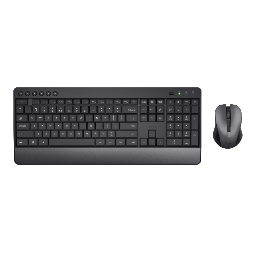 [DTF-TR00062] Trust teclado y mouse inalambrico eco en español teclas y botones silenciosos - 24531